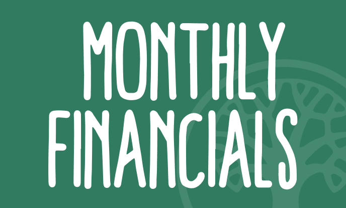 Monthly Financials Monthly Financials